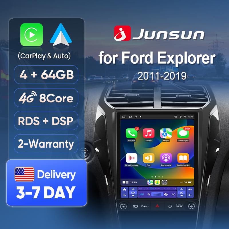Japanese Work Lifestyle - Pantalla Inalámbrica Junsun con CarPlay para