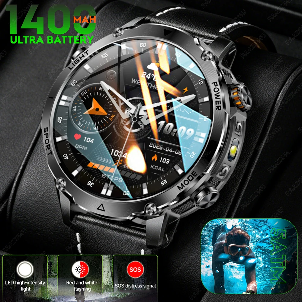 Japanese Lifestyle Brand - Reloj inteligente militar de marca con