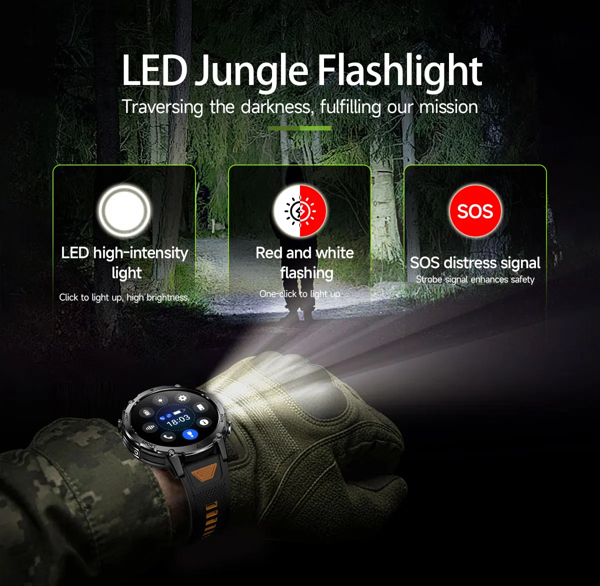Reloj inteligente militar de m - Japanese Lifestyle Brand reseña y precio