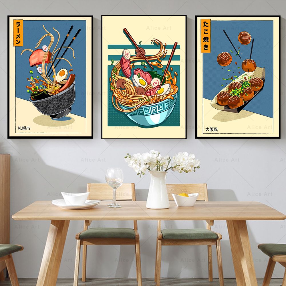 Póster de estilo japonés para  - Japanese Food Lifestyle reseña y precio